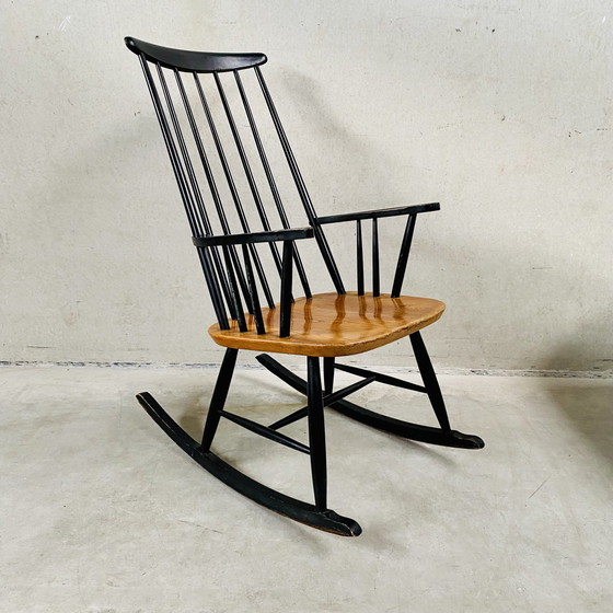 Image 1 of Skandinavischer Schaukelstuhl Vintage Dänisches Design