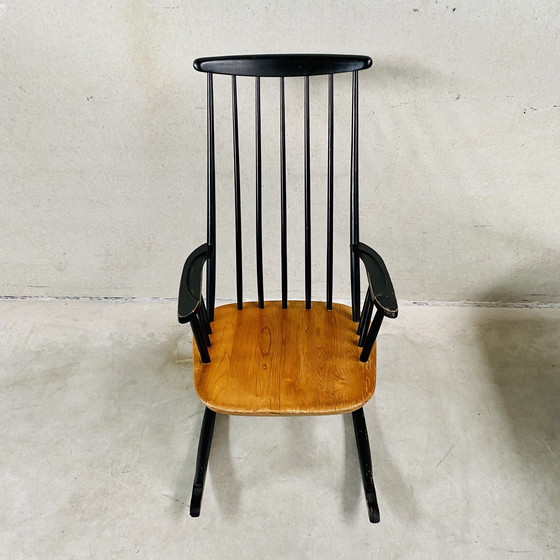 Image 1 of Skandinavischer Schaukelstuhl Vintage Dänisches Design