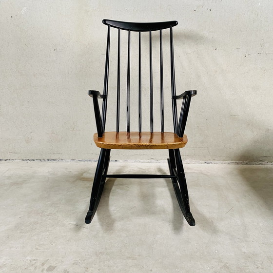 Image 1 of Skandinavischer Schaukelstuhl Vintage Dänisches Design