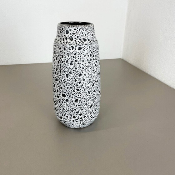 Image 1 of Vintage Keramik Fett Lava mehrfarbige Vase von Scheurich, Deutschland 1970er