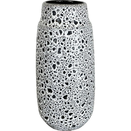 Image 1 of Vintage Keramik Fett Lava mehrfarbige Vase von Scheurich, Deutschland 1970er