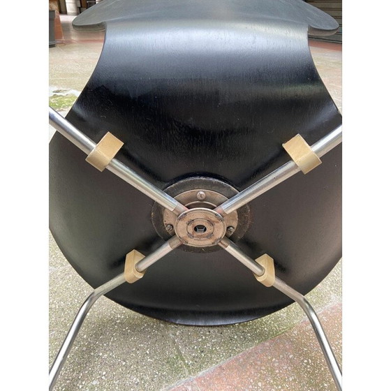 Image 1 of Satz von 3 alten 3107 Stühlen von Arne Jacobsen für Fritz Hansen, 1960