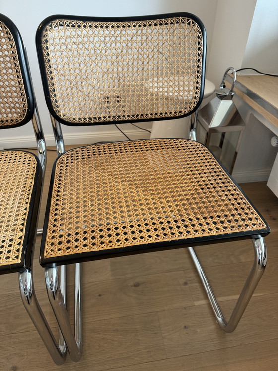 Image 1 of 4x Freischwinger Marcel Breuer Chair