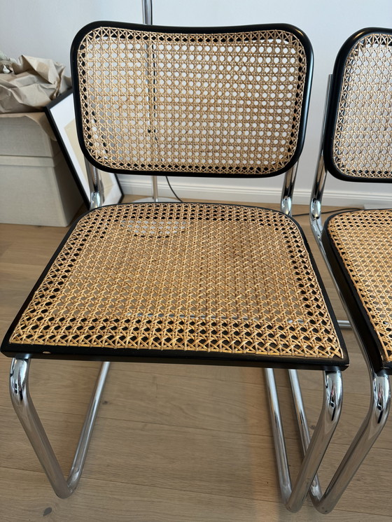 Image 1 of 4x Freischwinger Marcel Breuer Chair