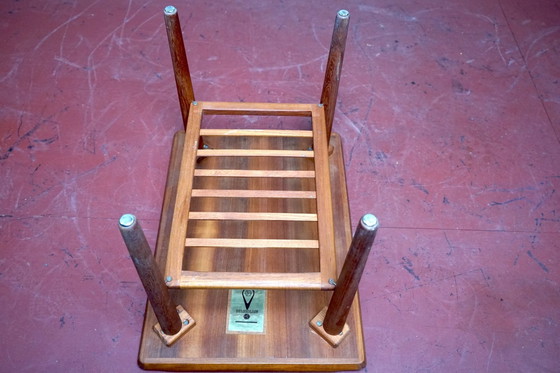 Image 1 of Dänischer Teak Couchtisch von Holger Georg Jensen für Cubus, 1960er