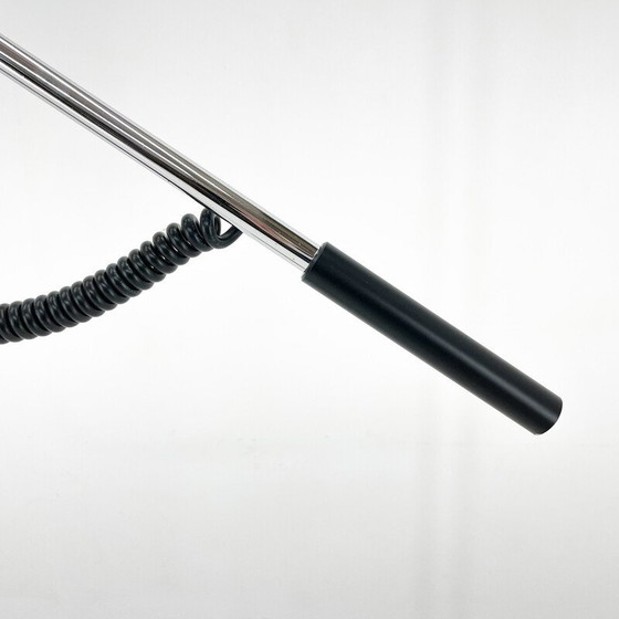 Image 1 of Verstellbare italienische Stehlampe aus Chrom und Marmor, 1960er Jahre