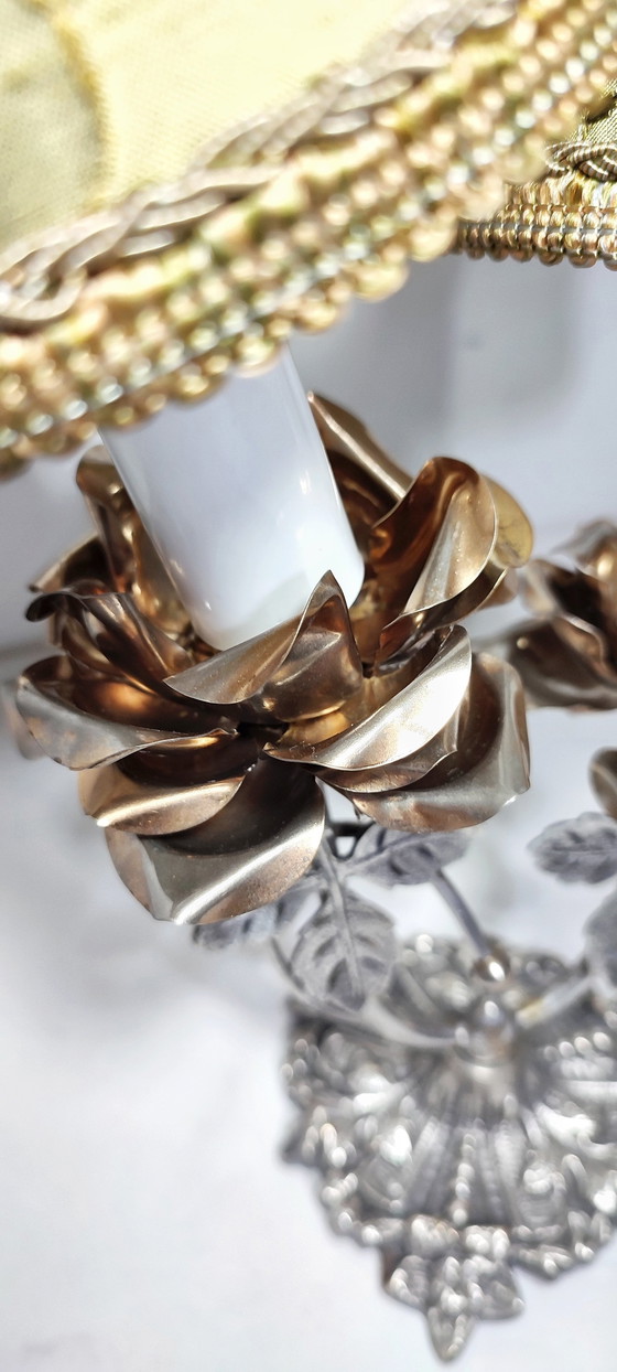 Image 1 of Tischlampe aus Metall. Spanien, 1970S.