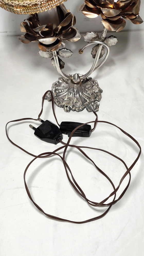 Image 1 of Tischlampe aus Metall. Spanien, 1970S.