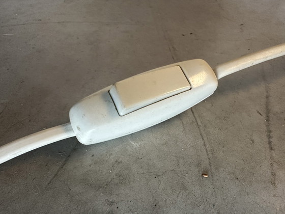 Image 1 of Vintage Tulip Tischlampe - Metall und Opalin