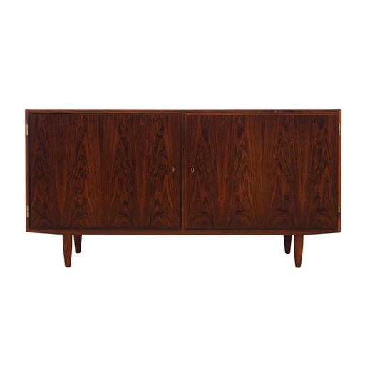 Rosenholzschrank, Dänisches Design, 1970er Jahre, Designer: Carlo Jensen, Herstellung: Hundevad