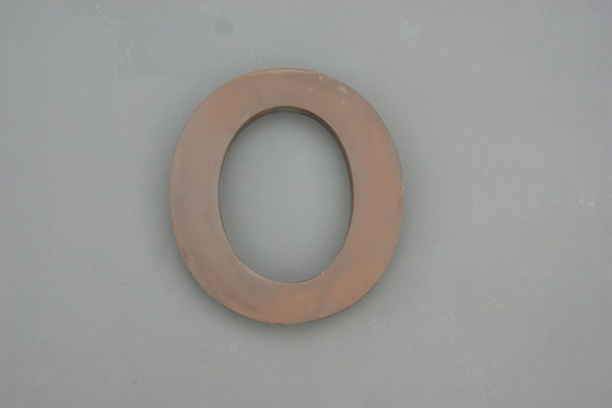 Image 1 of "O" Buchstabe Vintage, Alte Reklame Buchstaben