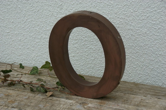 Image 1 of "O" Buchstabe Vintage, Alte Reklame Buchstaben