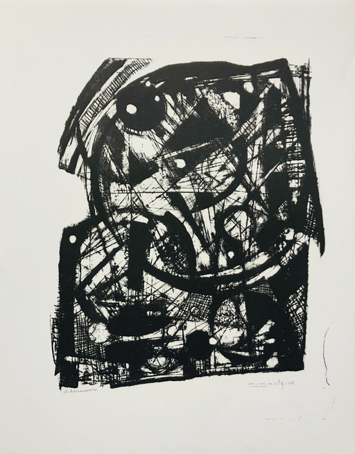 Wim Motz - 1958 Lithographie