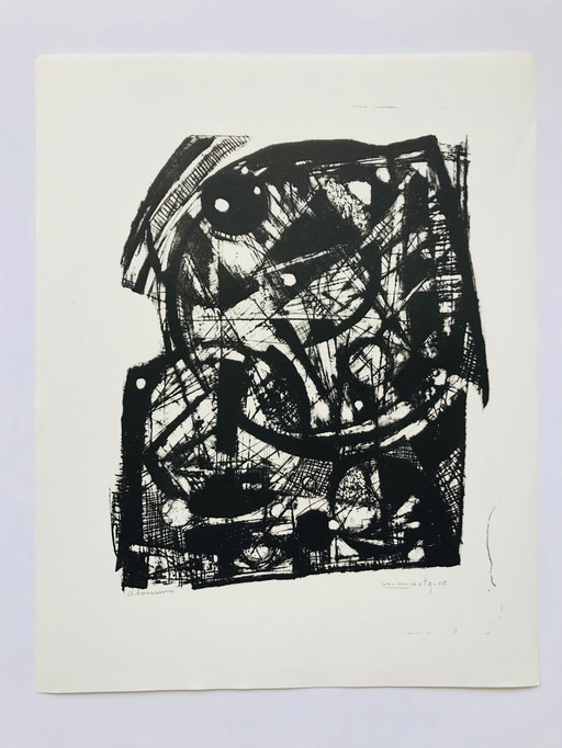 Wim Motz - 1958 Lithographie