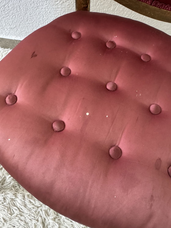 Image 1 of Satin Ball Stühle Napoleon 3 (X2)