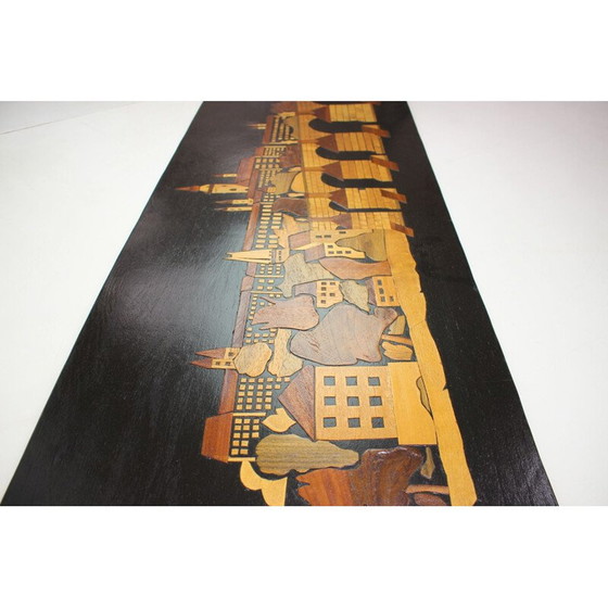 Image 1 of Alte Holzillustration, Tschechoslowakei 1950