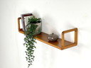 Mid-Century Teak Wall Shelf from Dyrlund