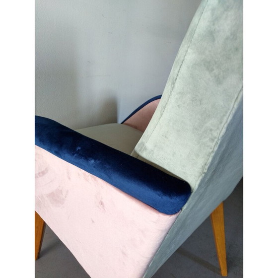 Image 1 of Vintage Tricolour Sessel, Frankreich 1950er Jahre