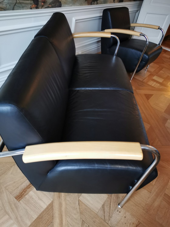 Image 1 of Leolux Scylla 2½-Sitzer-Sofa und Leolux Scylla-Sessel