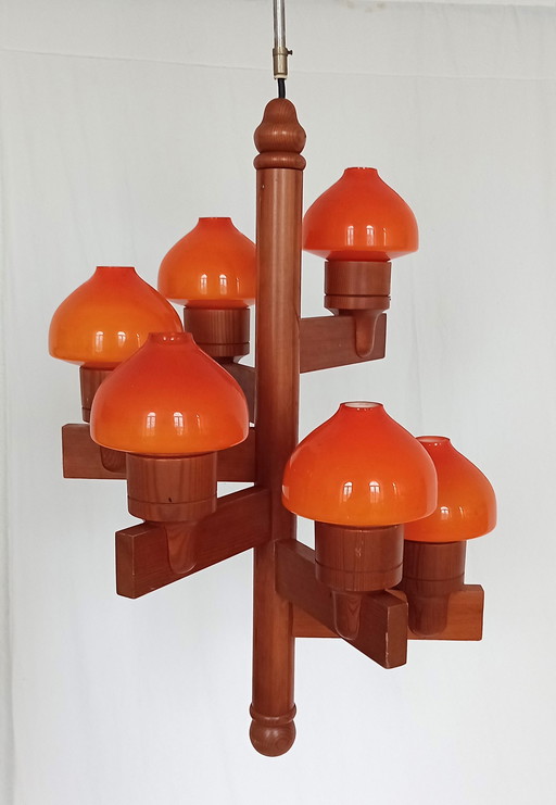 Aneta schwedischer Kronleuchter 1960