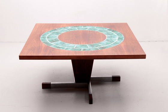 Image 1 of Design Couchtisch mit Keramikfliesen, 1960