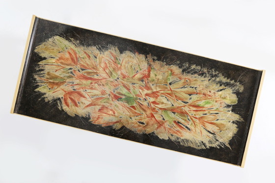 Image 1 of Belgischer bemalter Couchtisch von De Coene Frères, 1950er Jahre