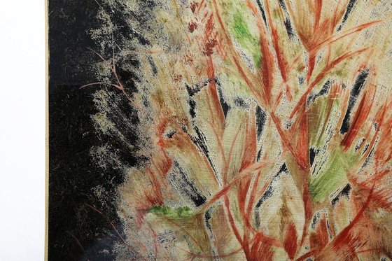 Image 1 of Belgischer bemalter Couchtisch von De Coene Frères, 1950er Jahre