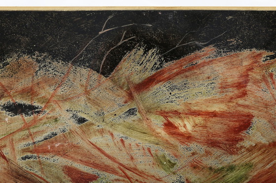 Image 1 of Belgischer bemalter Couchtisch von De Coene Frères, 1950er Jahre