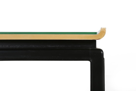 Image 1 of Belgischer bemalter Couchtisch von De Coene Frères, 1950er Jahre