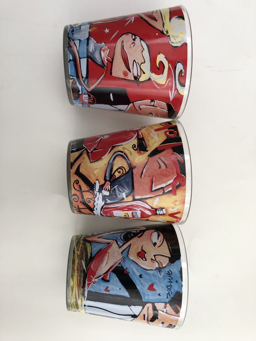 3 Gläser Cinzano - Selwyn Senatori, La Dolce Vita