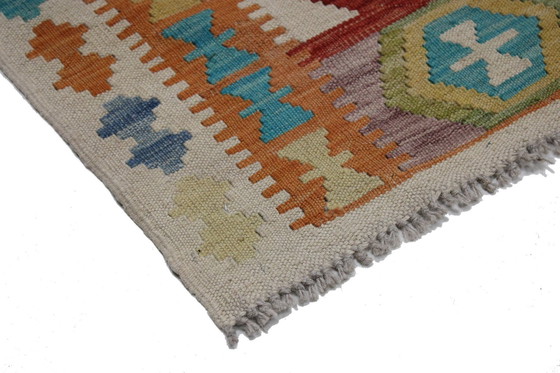 Image 1 of Original Old Style Kelim Afghan 195 X 108 Cm Top Zustand