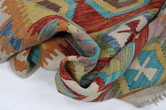 Image 1 of Original Old Style Kelim Afghan 195 X 108 Cm Top Zustand