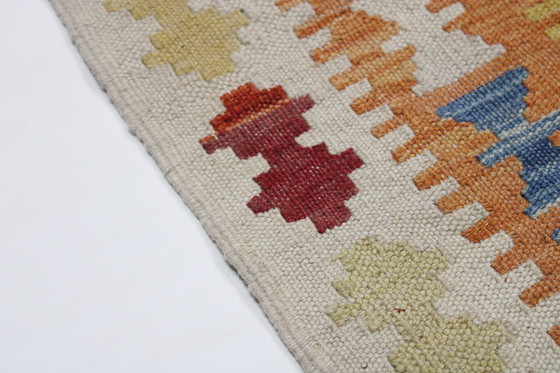 Image 1 of Original Old Style Kelim Afghan 195 X 108 Cm Top Zustand