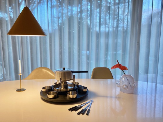 Image 1 of Großes Stelton Fondue Set By Peter Holmblad Denmark