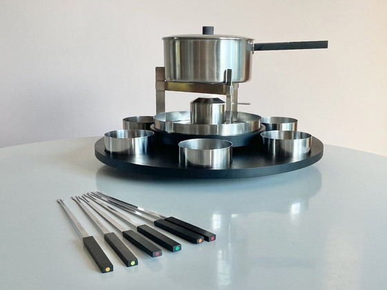 Image 1 of Großes Stelton Fondue Set By Peter Holmblad Denmark