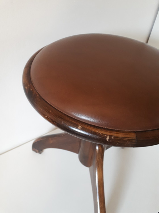 Image 1 of Vintage Klavierhocker verstellbar