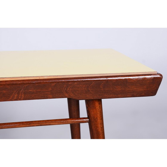 Image 1 of Mid Century Couchtisch mit drehbarer Platte, Tschechien 1950er Jahre