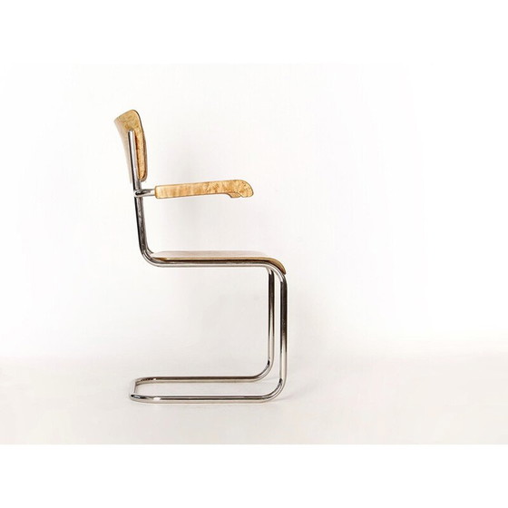 Image 1 of Vintage Stahlrohrstuhl von Vichr - 1930er Jahre