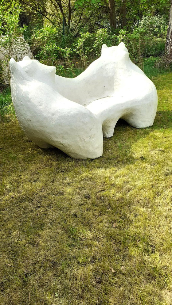 Image 1 of Gartenbank / Ornament - zwei Bären