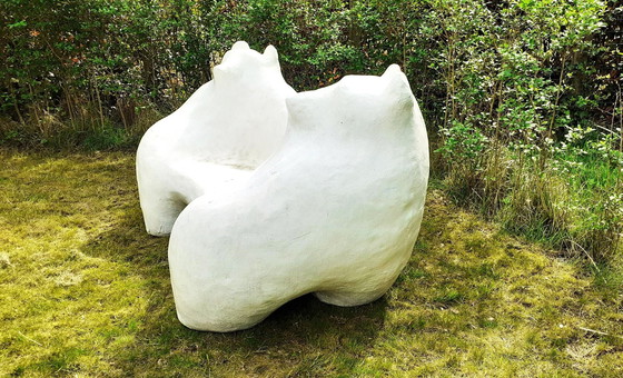 Image 1 of Gartenbank / Ornament - zwei Bären