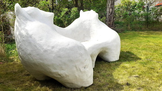 Image 1 of Gartenbank / Ornament - zwei Bären