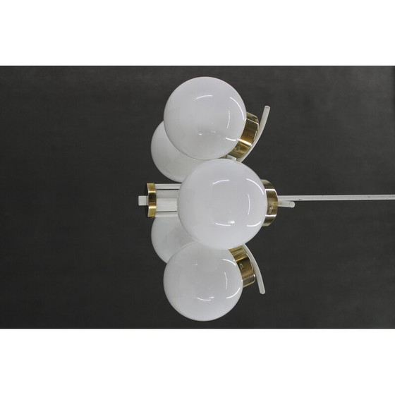 Image 1 of Vintage-Kronleuchter aus Glas von Instala Decin, Tschechoslowakei 1970er Jahre