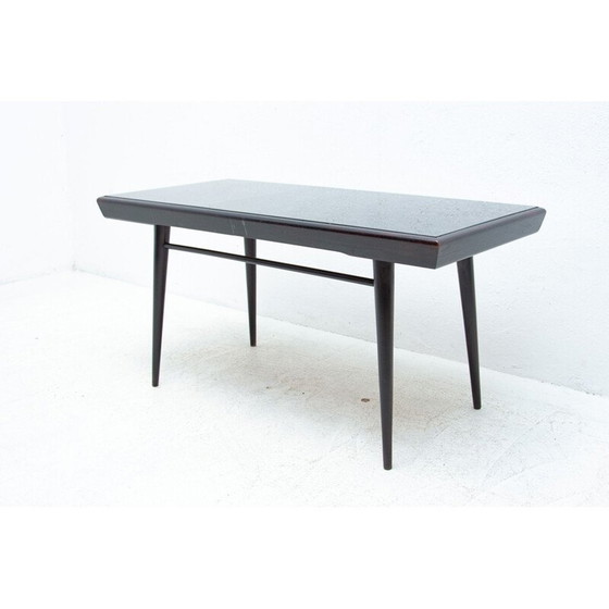 Image 1 of Alter Couchtisch aus Opaxitglas von Interiér Praha, Tschechoslowakei 1960