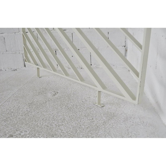 Image 1 of Vintage-Trennwandgitter mit geometrischen Mustern aus lackiertem Stahl, 1970