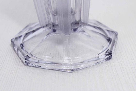 Image 1 of Vase aus Formglas im Art Deco-Stil aus den 1930er Jahren, Val Saint Laurent Glas