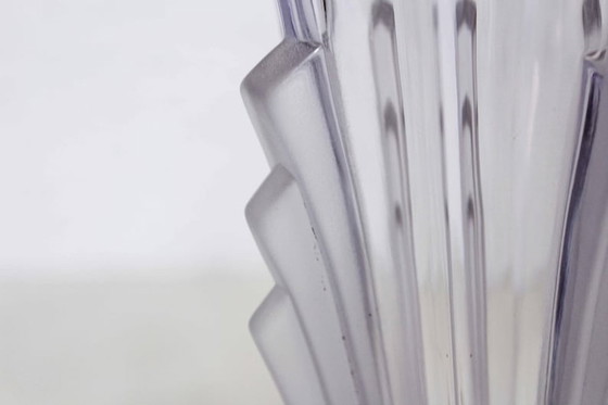 Image 1 of Vase aus Formglas im Art Deco-Stil aus den 1930er Jahren, Val Saint Laurent Glas