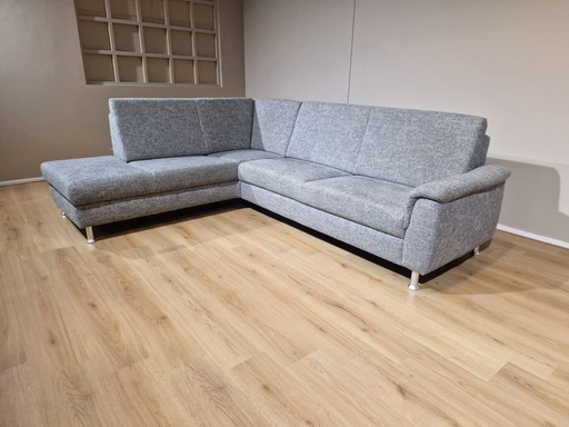 Ewald Schillig Ecksofa Grau Stoff Design