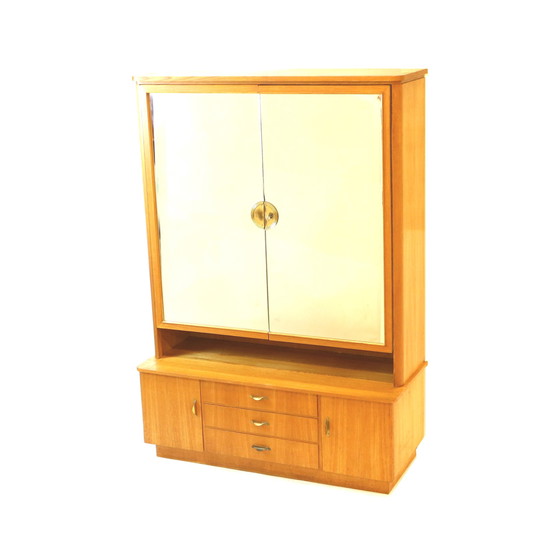 Image 1 of Vintage Anrichte Schrank mit Spiegel