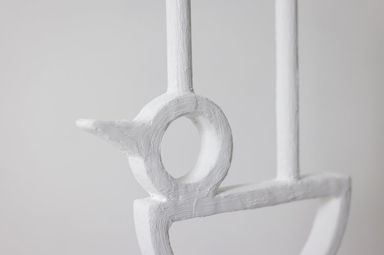 Image 1 of Lampe "Cui-Cui" Aus Gips. Französische Künstlerarbeit in kleiner Serie.