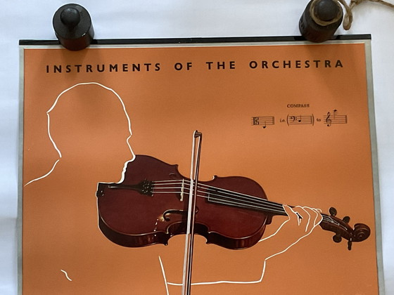 Image 1 of 1950er-60er Jahre Poster von Boosey & Hawkes – The Viola
